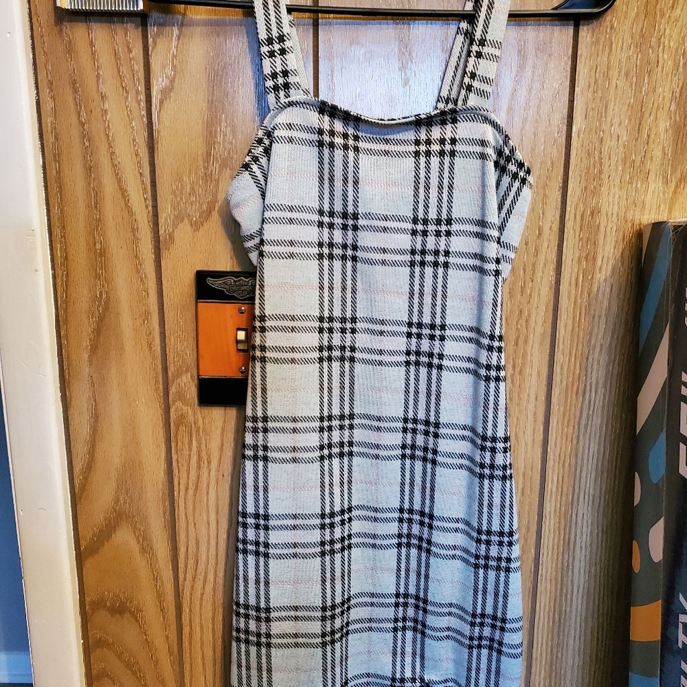 Rue21 plaid midi dress.